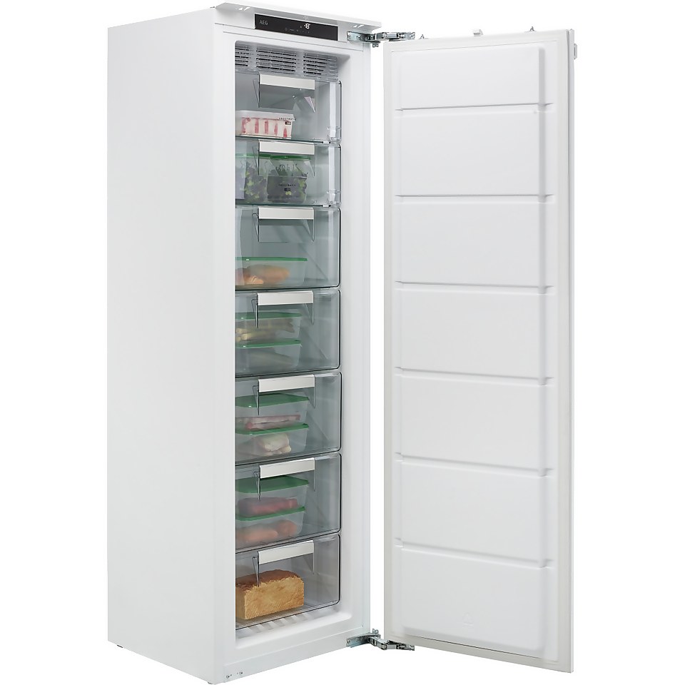 AEG ABB818F6NC Integrated Frost Free Upright Freezer with Fixed Door Fixing Kit