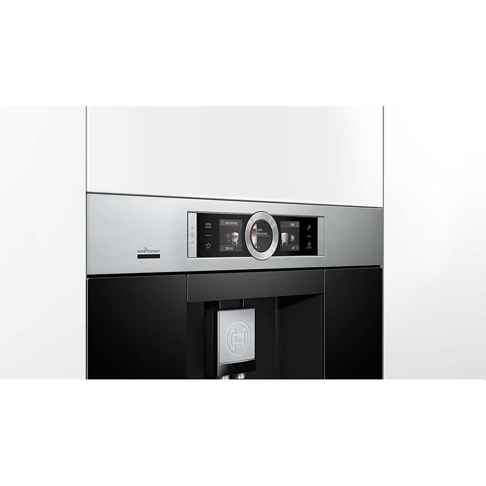 Bosch CTL636ES6 Wifi Connected Built In Bean to Cup Coffee Machine Stainless Steel Homebase