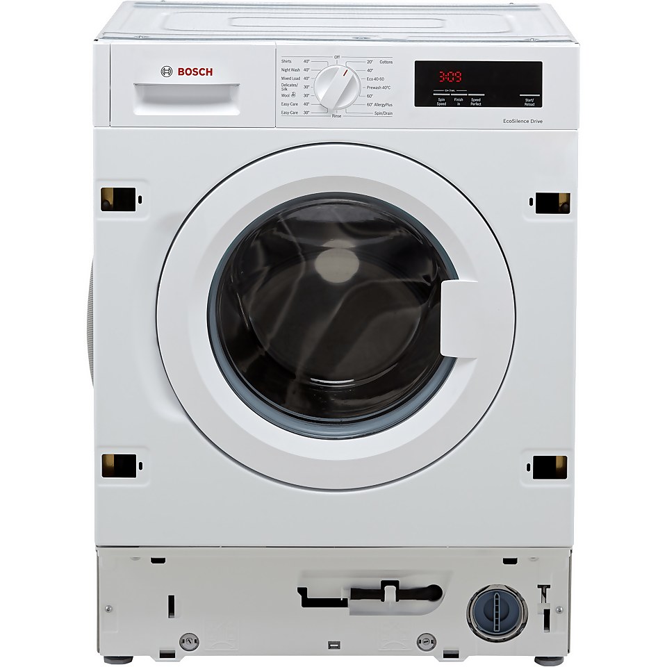 Bosch Serie 6 WIW28301GB Integrated 8Kg Washing Machine with 1400 rpm White Homebase