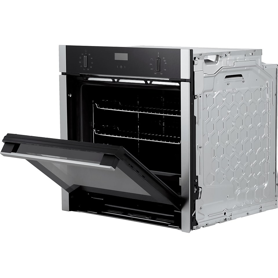 NEFF N50 Slide&Hide® B3ACE4HN0B Built In Electric Single Oven Stainless Steel Homebase