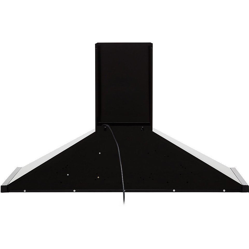 Leisure H102PK 100 cm Chimney Cooker Hood - Black