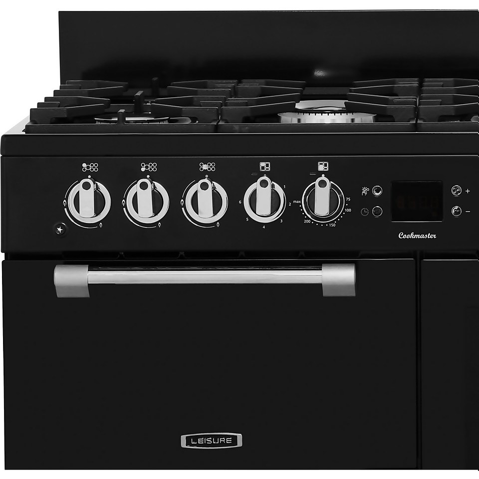 Leisure Cookmaster 100 CK100F232K 100cm Dual Fuel Range Cooker - Black