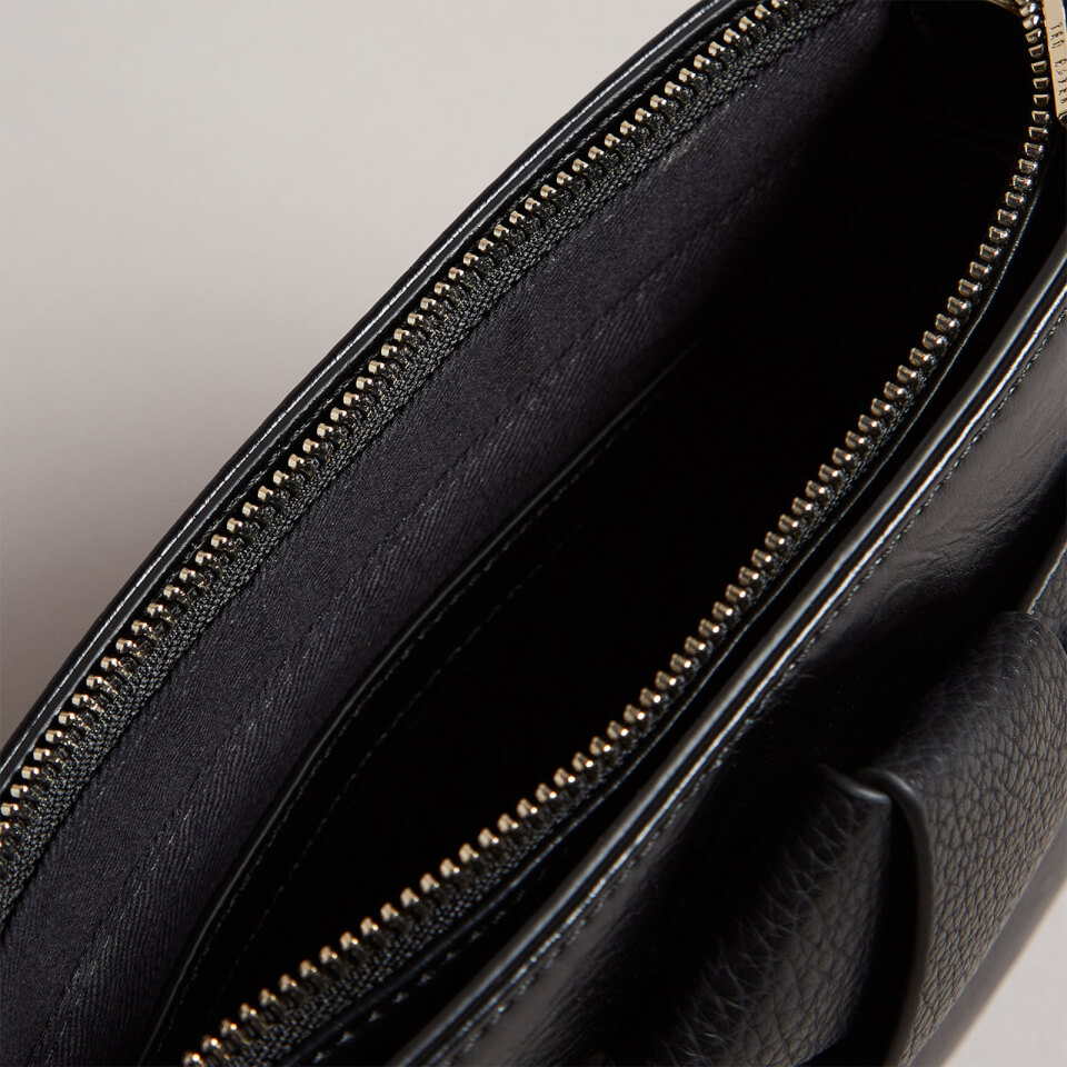 Ted Baker Jimsina Bow-Detailed Faux Leather Shoulder Bag