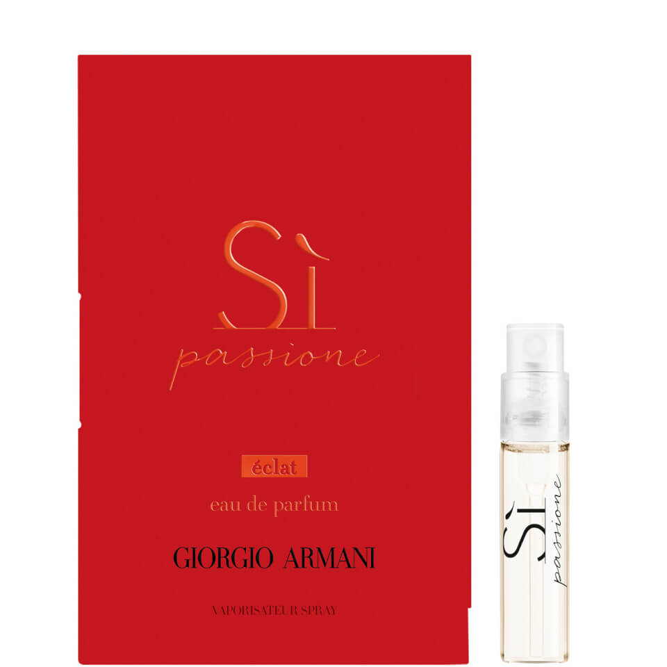 Armani Si Passione Eclat Eau De Parfum Sample 1.2ml FREE Delivery