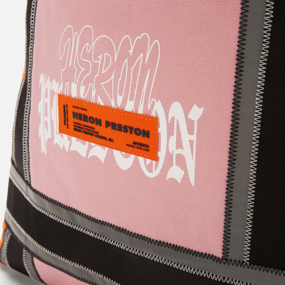Heron Preston Women's Hp Large Tote Bag - Orange White | Coggles