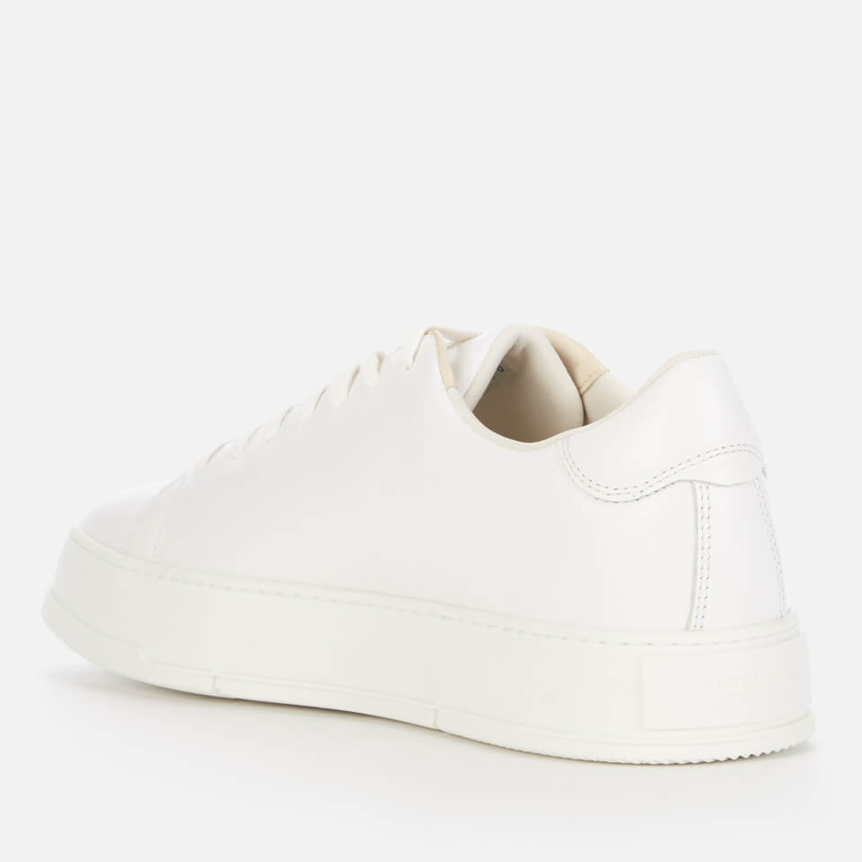 Vagabond Men's John Leather Cupsole Trainers - White