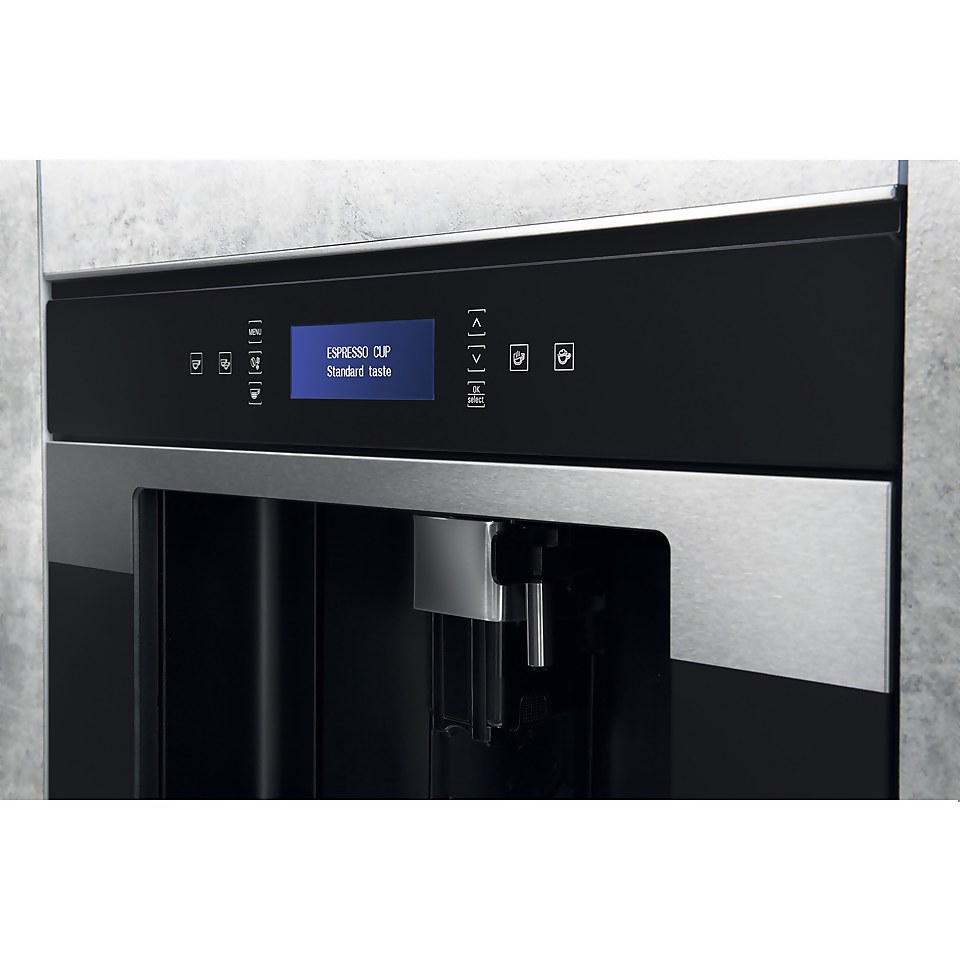 Hotpoint Class 9 CM 9945 H Built-in Coffee Machine - Stainless Steel