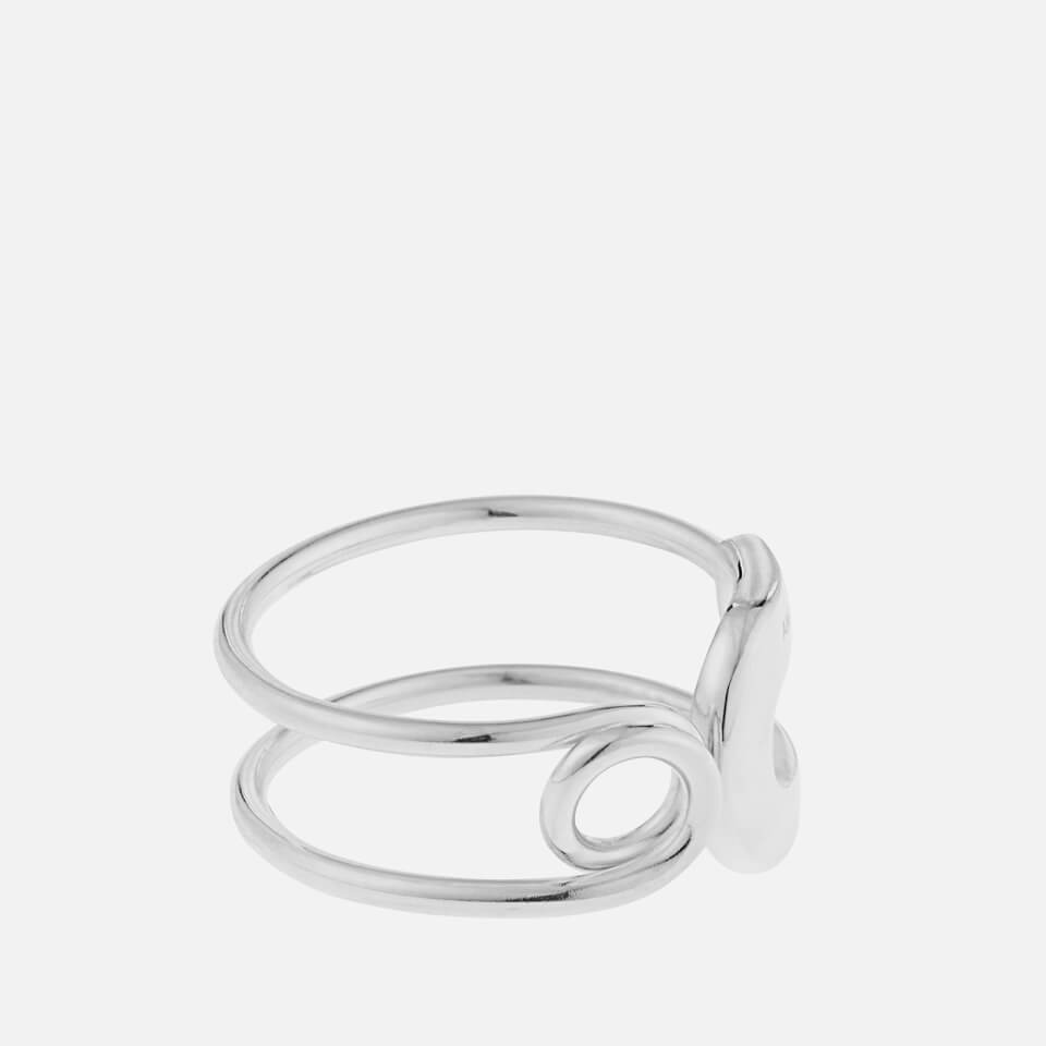 AMBUSH Men's Safety Pin Ring - Silver | Coggles