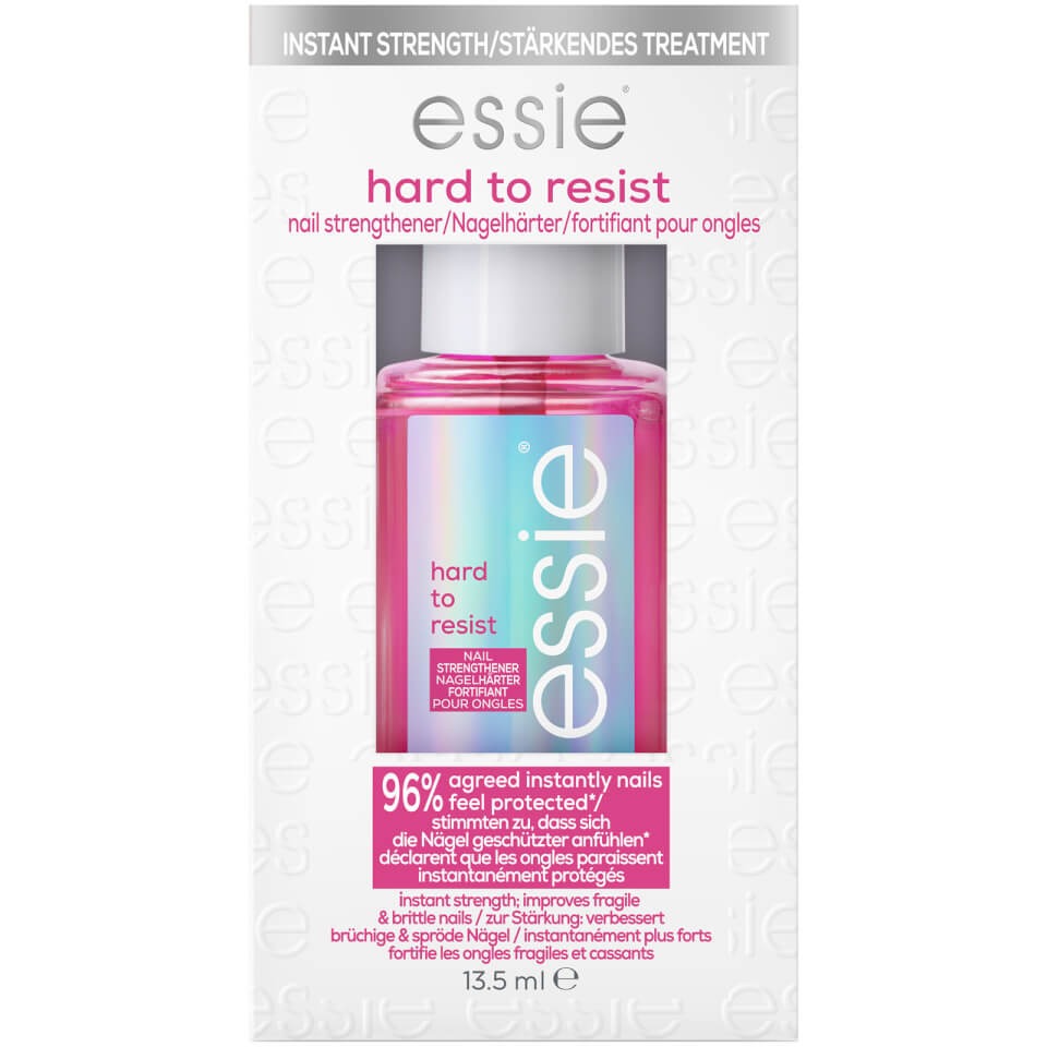 essie Nail Care Hard to Resist Nail Strengthener - Pink Tint 13.5ml
