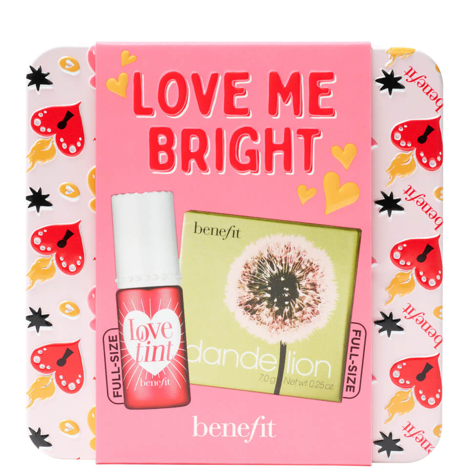 benefit Love Me Bright Brightening Blusher and Lip and Cheek Tint Duo Gift Set