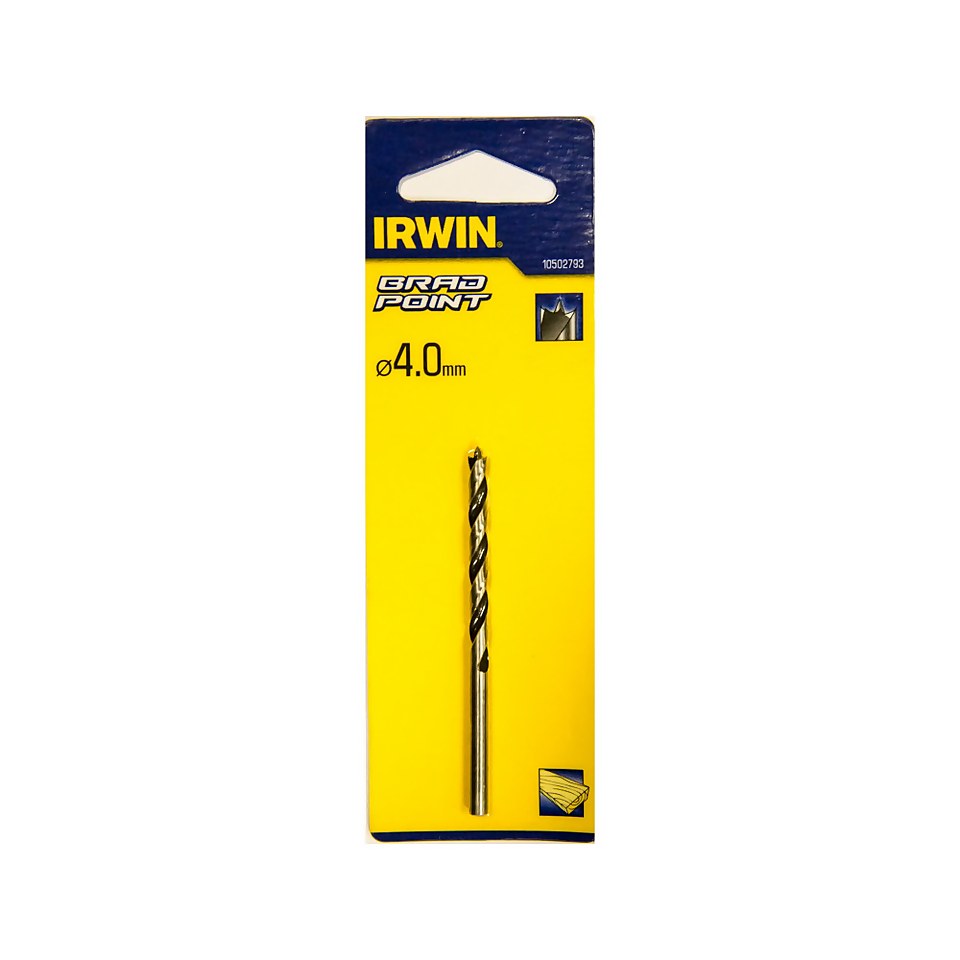 IRWIN Brad Point Drill Bit 4mm (10502793)