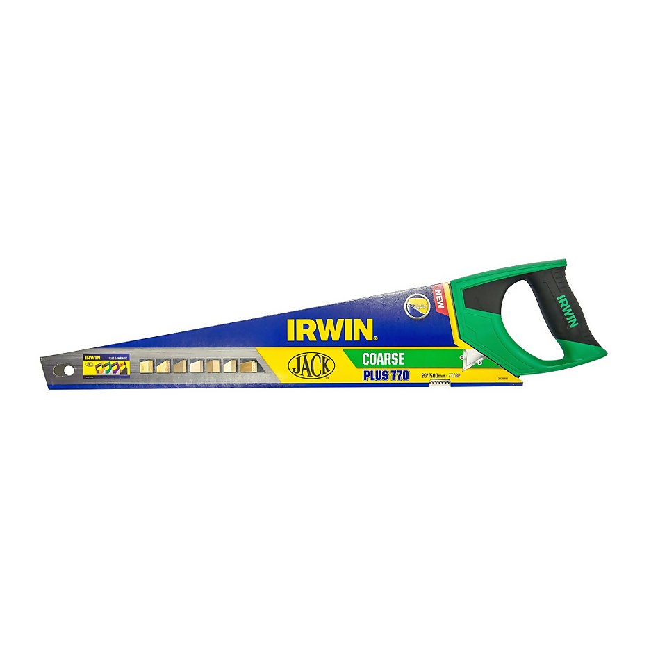 IRWIN Jack PLUS 770 Coarse Handsaw 20 inch 7 TPI (2028296)