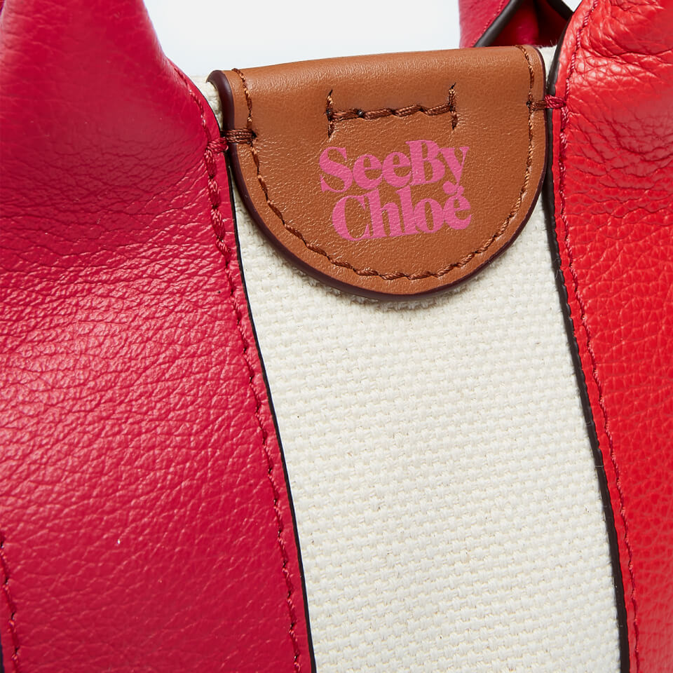 See By Chloé Women's Laetizia Mini Tote Bag - Cherry Pink