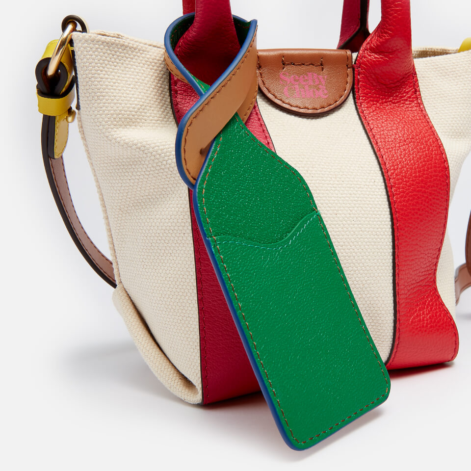 See By Chloé Women's Laetizia Mini Tote Bag - Cherry Pink