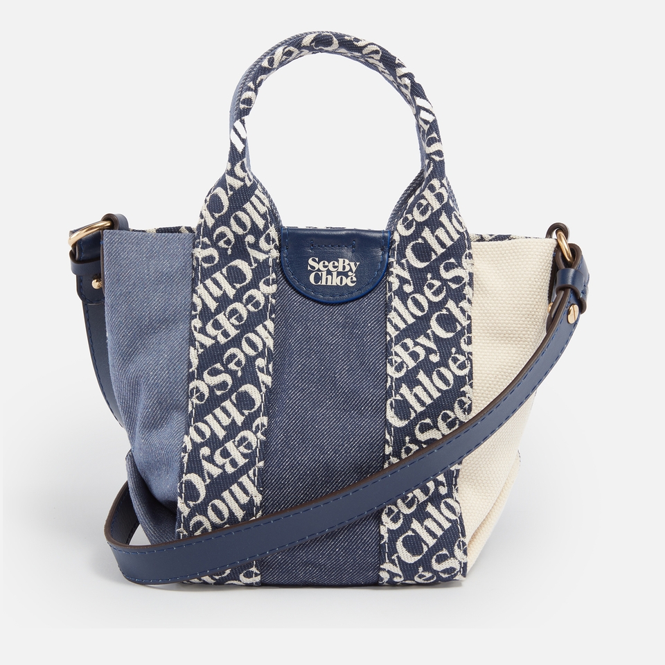 See By Chloé Women's Laetizia Mini Tote Bag - Royal Navy