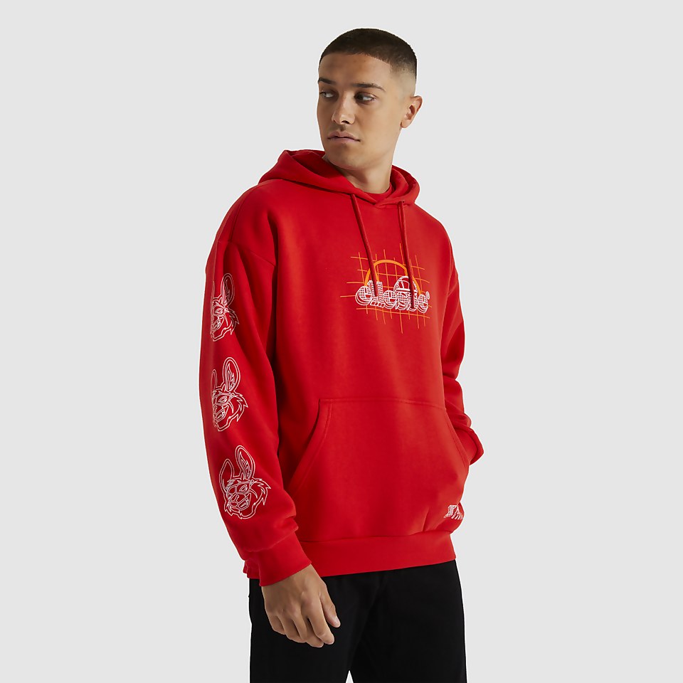 Men's ellesse x Misfits Supersonic Hoody Red