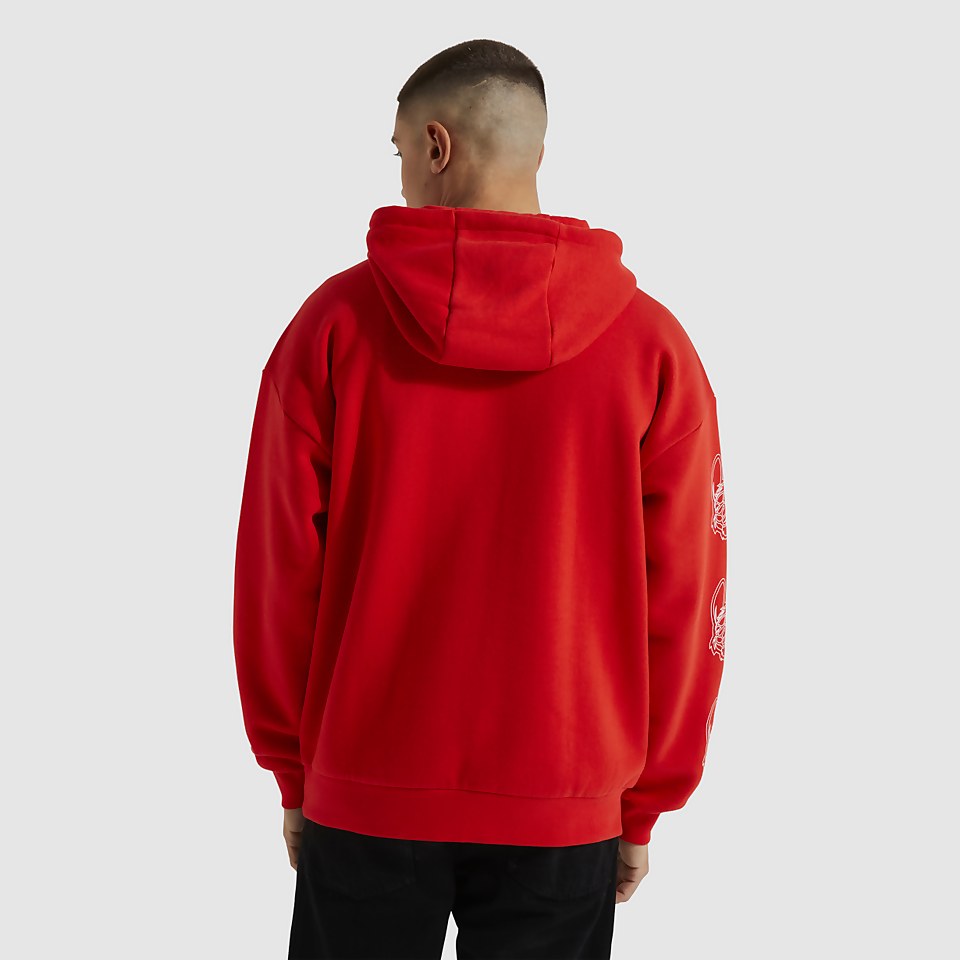 Men's ellesse x Misfits Supersonic Hoody Red