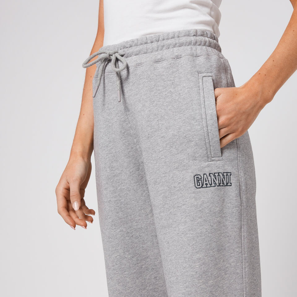 Ganni Women s Software Isoli Straight Leg Sweatpants Paloma Melange Coggles