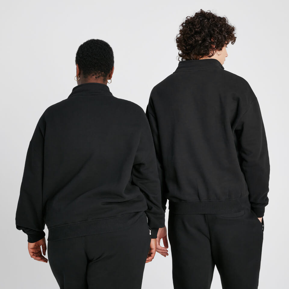 MP Organic Cotton Rest Day 1/4 Zip - Black