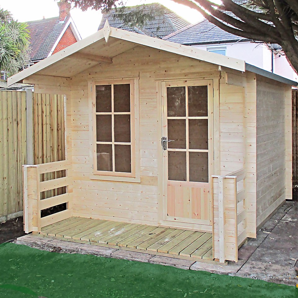 Shire 7 x 7ft Maulden Log Cabin - Including Installation
