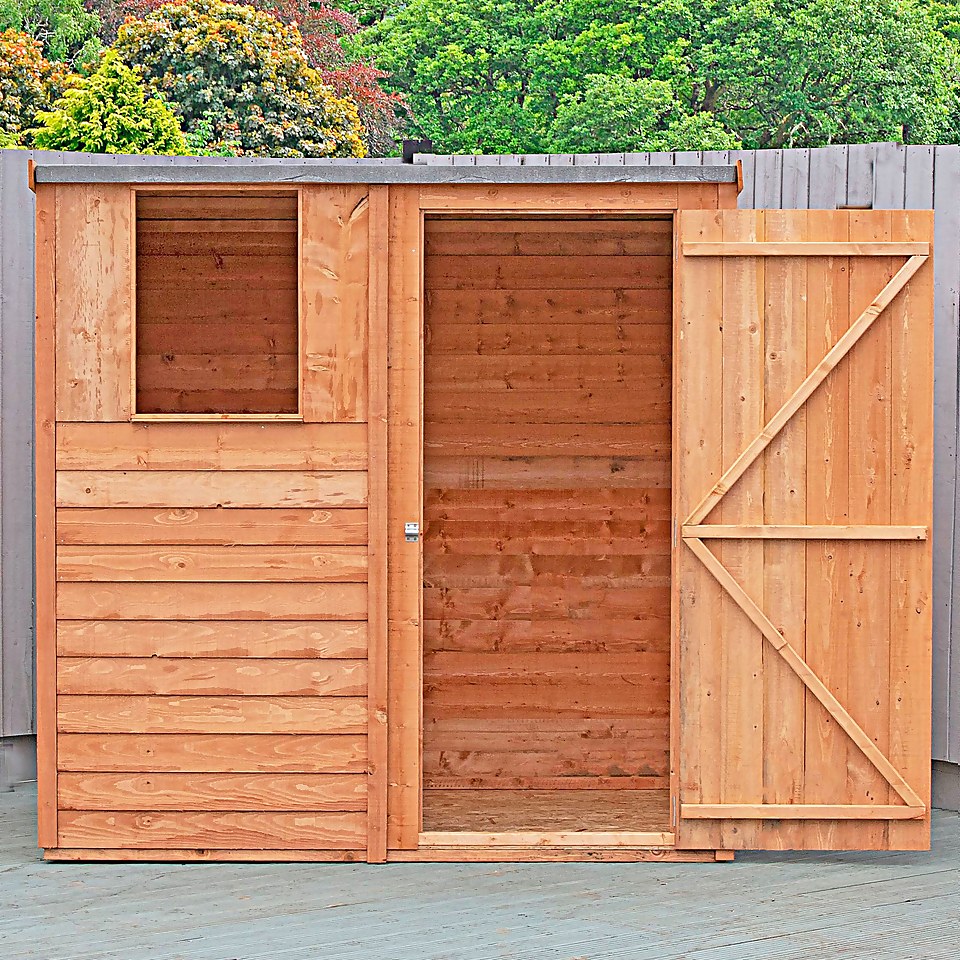 Shire 6x4ft Overlap Pent Garden Shed