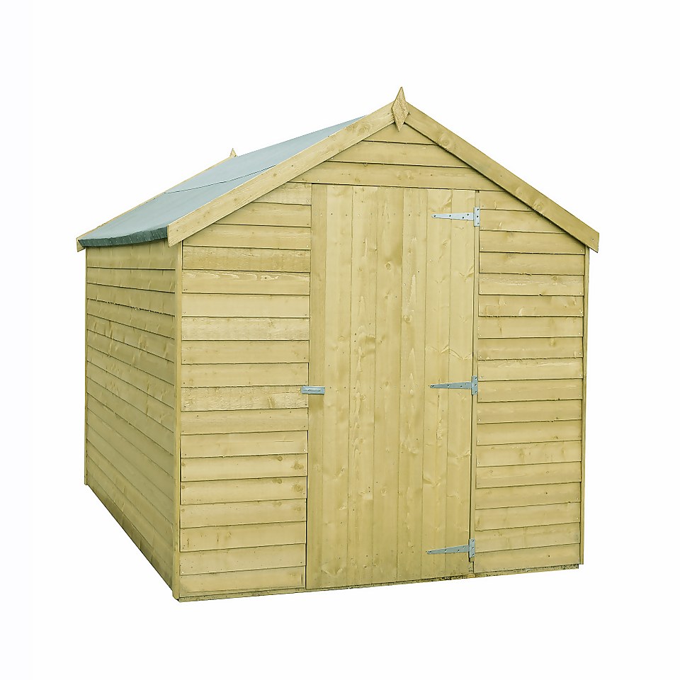 Shire 7x5ft Pressure Treated Garden Shed
