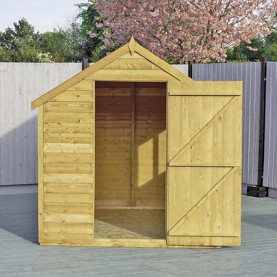 Shire 8x6ft Pressure Treated Garden Shed