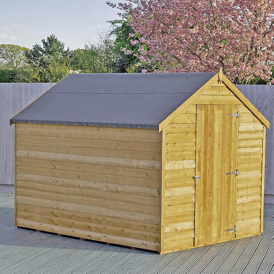 Shire 8x6ft Pressure Treated Garden Shed
