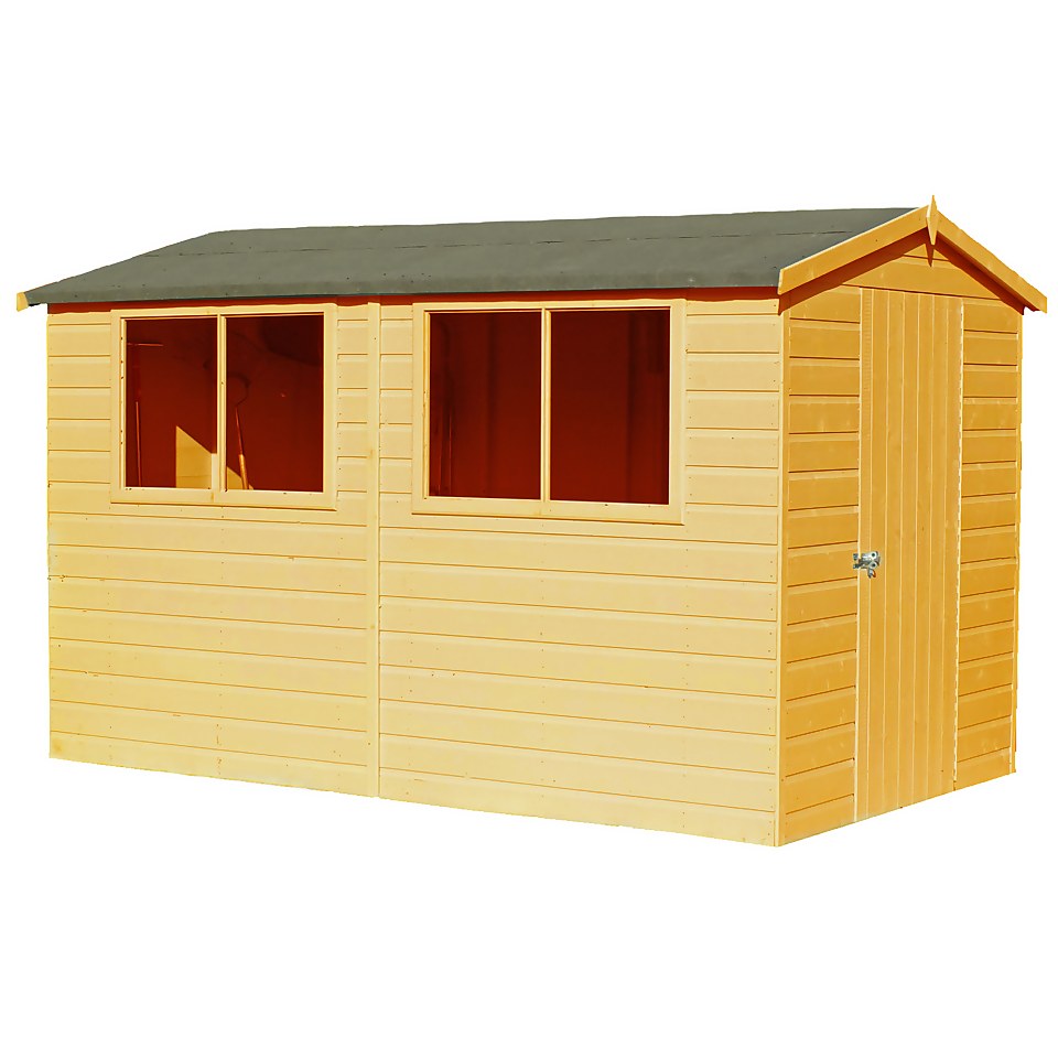 Shire 10 x 8ft Lewis Garden Shed - Including Installation