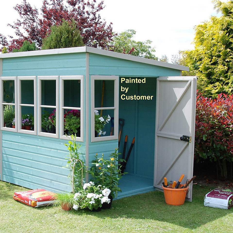 Shire 6 x 6ft Sun Pent shed