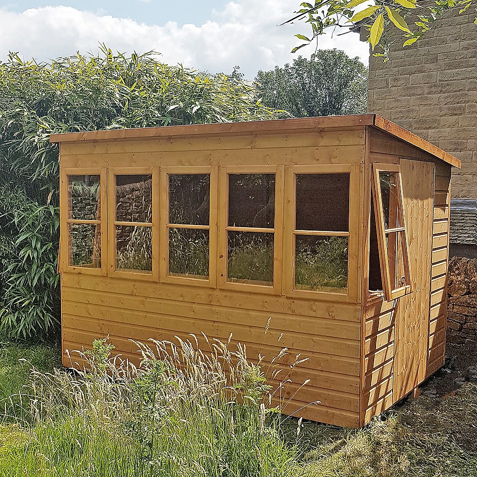 Shire 8 x 8ft Sun Pent Shed