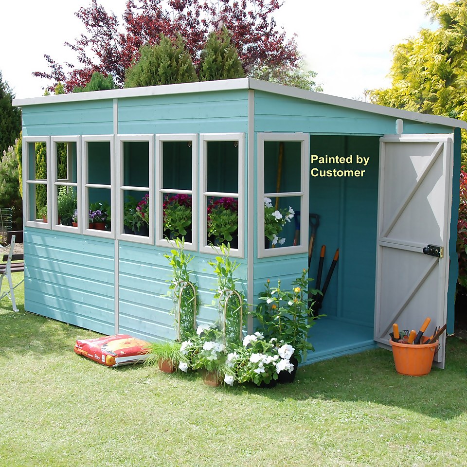 Shire 10 x 10ft Sun Pent Shed
