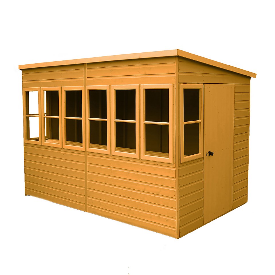 Shire 10 x 8ft Sun Pent shed