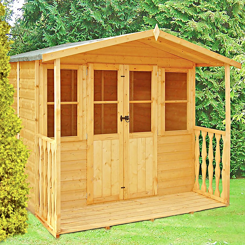 Shire 7 x 7ft Houghton Summerhouse - Including Installation