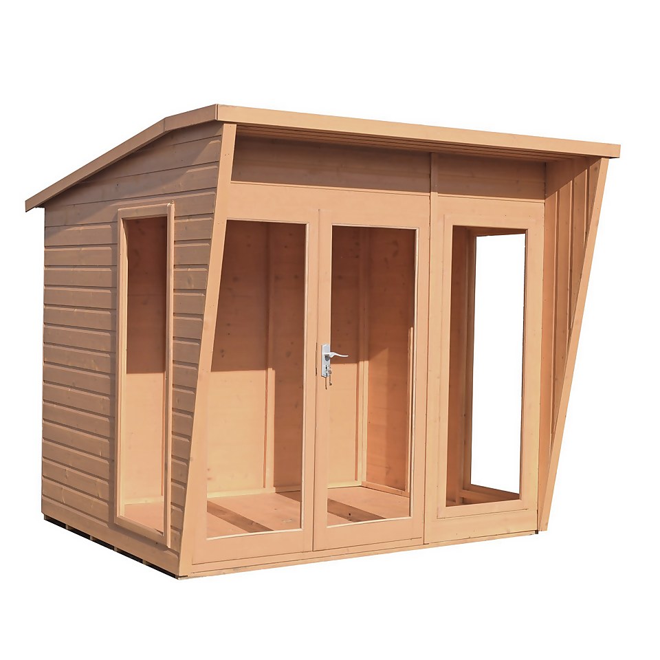 Shire 8 x 6ft Highclere Double Door Summerhouse - Including Installation