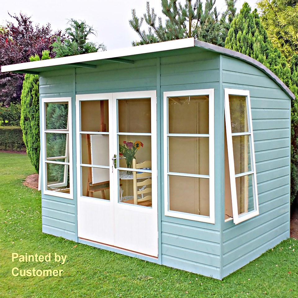 Shire 10 x 6ft Orchid Double Door Summerhouse - Including Installation