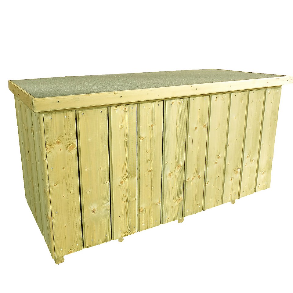 Shire Planed Timber Garden Storage Box 4 x 2