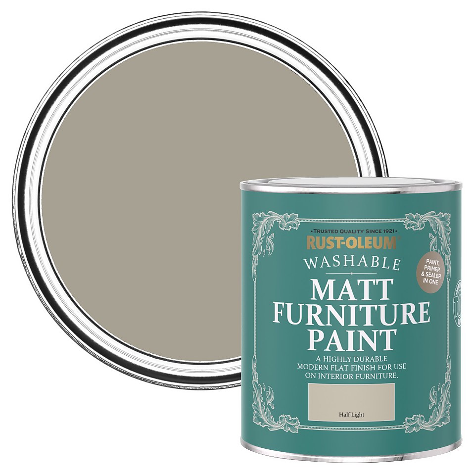 Rust-Oleum Matt Furniture Paint Half Light - 750ml