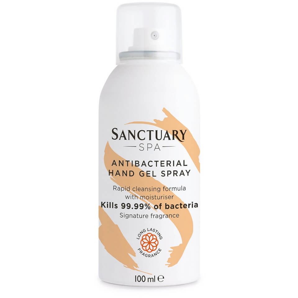 Sanctuary Spa Hand Sanitiser Spray and Antibacterial Gel Duo