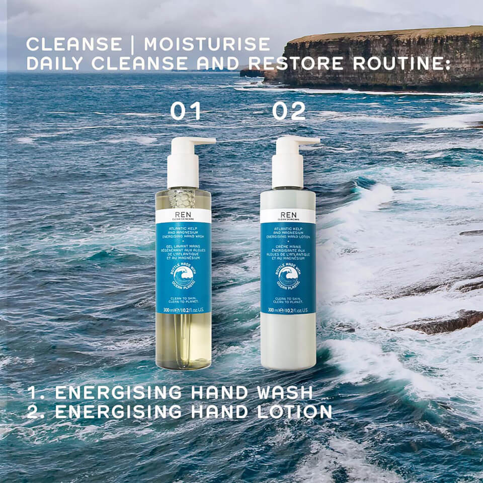 REN Clean Skincare Atlantic Kelp and Magnesium Energising Hand Wash 300ml