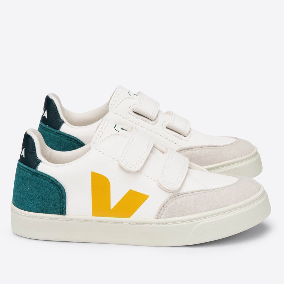 Veja Kids V 12 Velcro Trainers Extra White Multico Brittany Allsole
