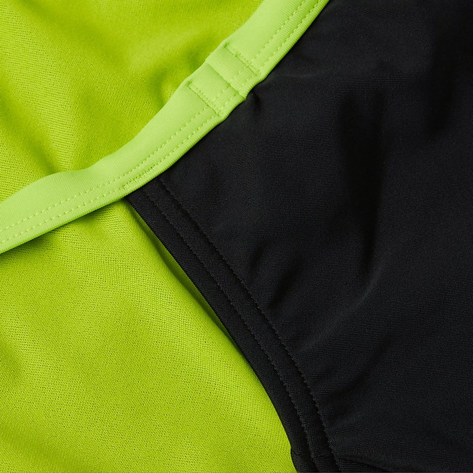 Damen Placement Thinstrap Muscleback Schwarz/Grün