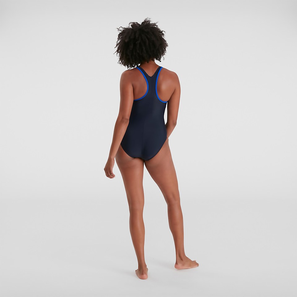 Maillot de bain Femme Hyperboom Placement Racerback noir/bleu
