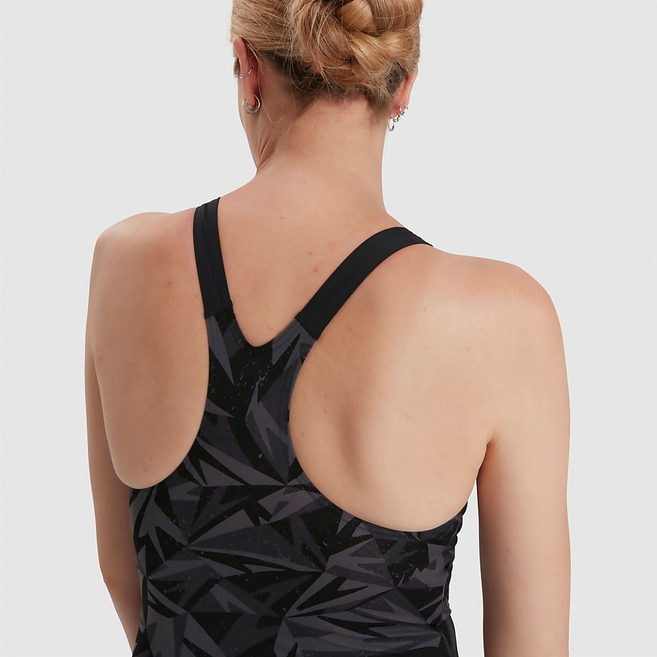 Tankini Femme Hyperboom Boyleg noir/gris