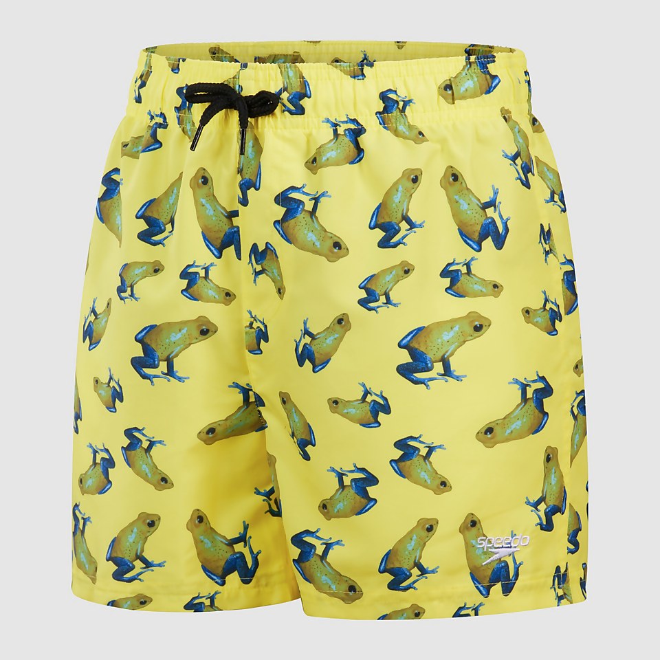 Boys' Printed 13" Watershort Yellow/Blue