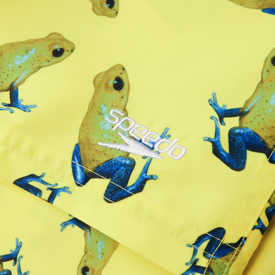 Boys' Printed 13" Watershort Yellow/Blue