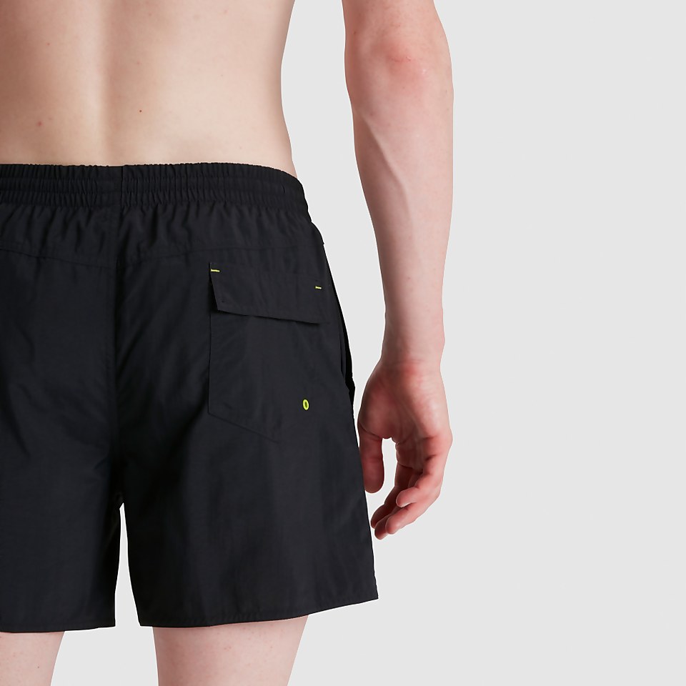 Men's Boom Logo 16" Swim Short Black/Green