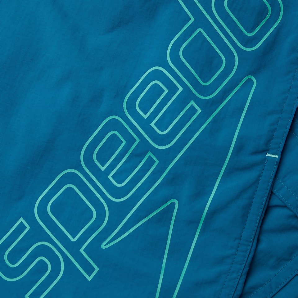 Men's Boom Logo 16" Swim Short Blue