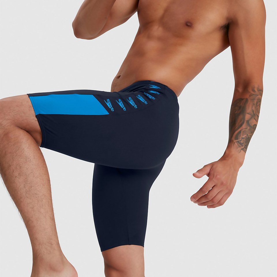 Men's Boom Logo Splice Jammer Navy/Blue