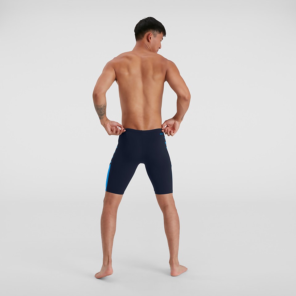 Men's Boom Logo Splice Jammer Navy/Blue